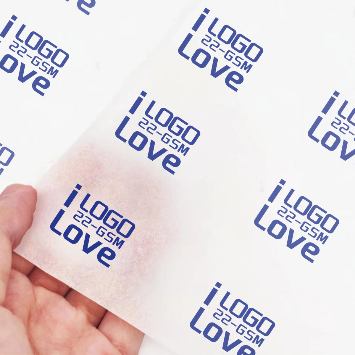 Minimalist Brand Typography on 22 GSM Tissue for Instagrammable Pop-Up Store Designs