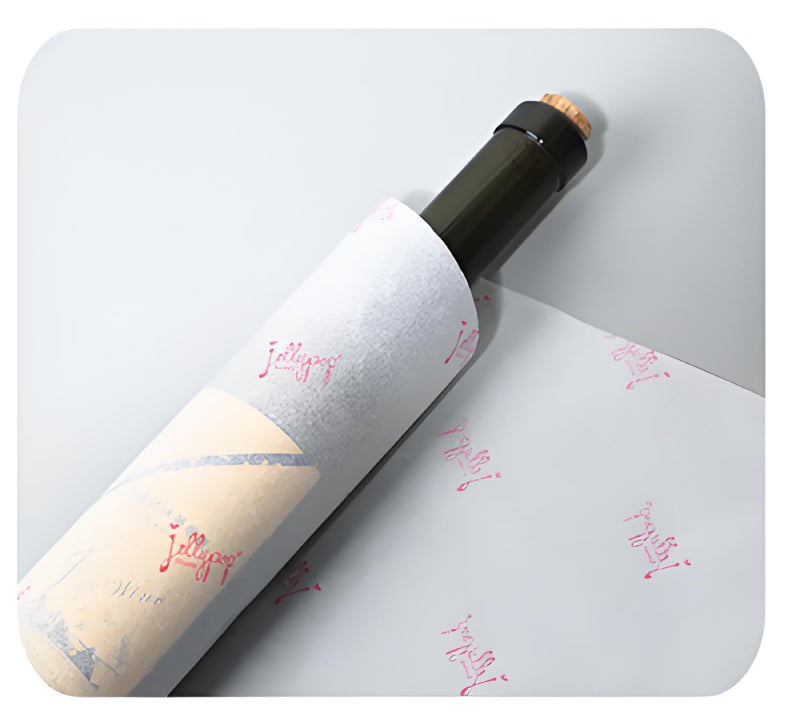 Theme-coordinated custom tissue paper for weddings and events, creating a stunning visual impact.