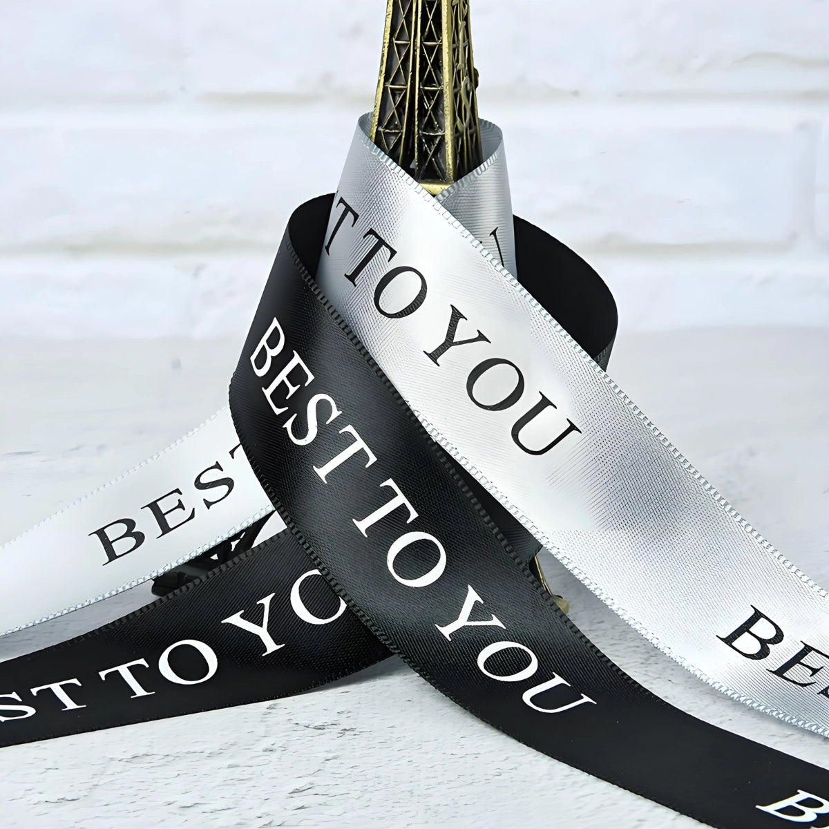 Waterproof Nylon-Backed Satin Ribbon for Secure E-commerce Parcels