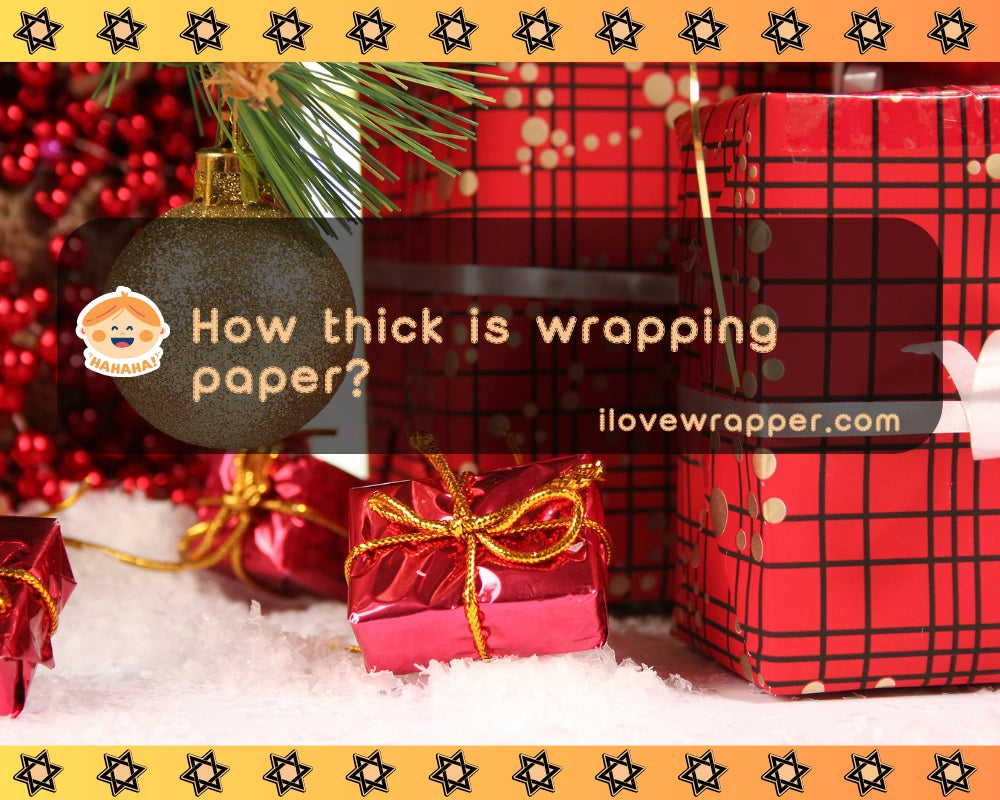 How thick is wrapping paper?