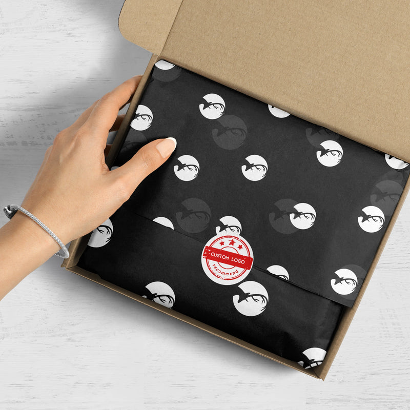 Company logo tissue paper