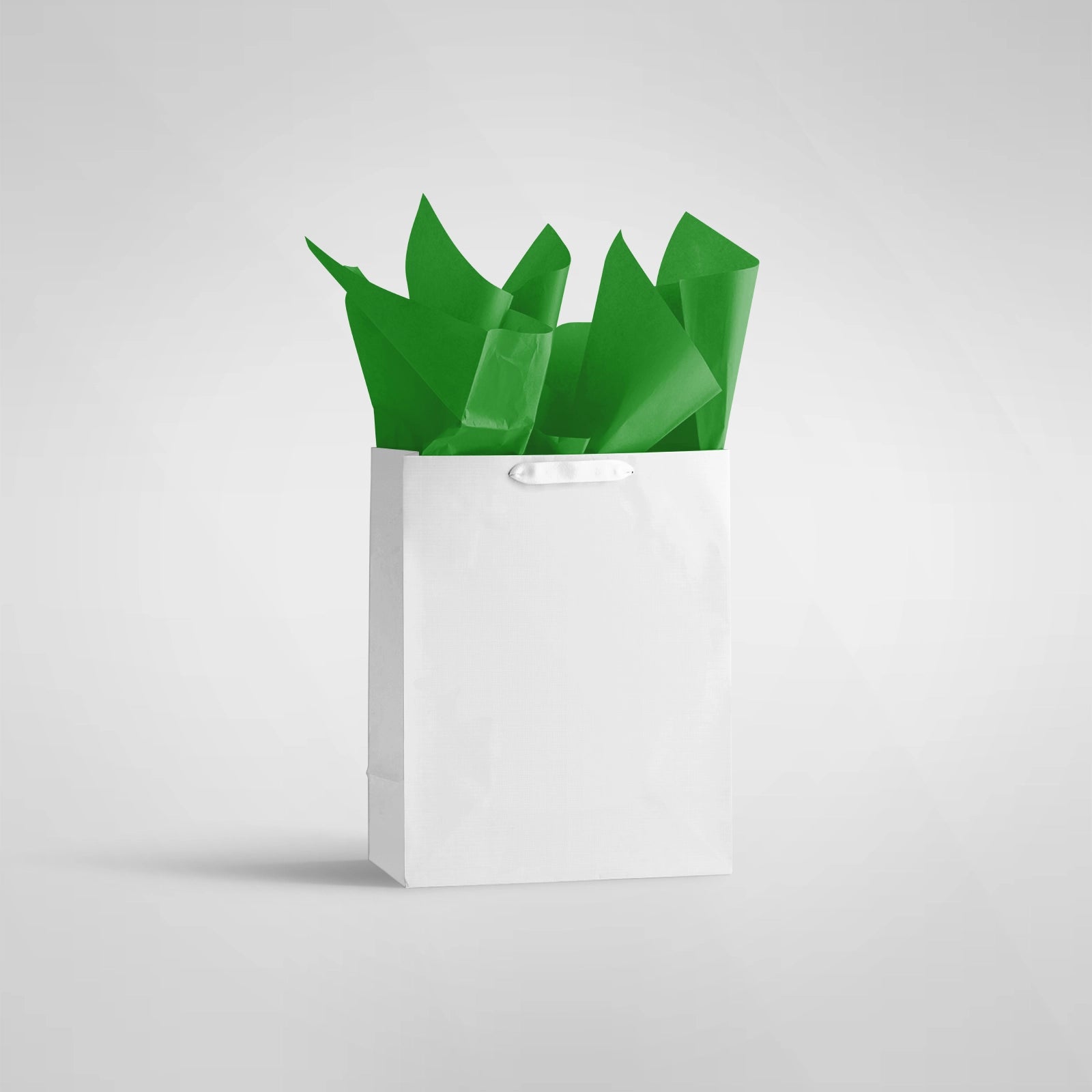 Grünes Seidenpapier