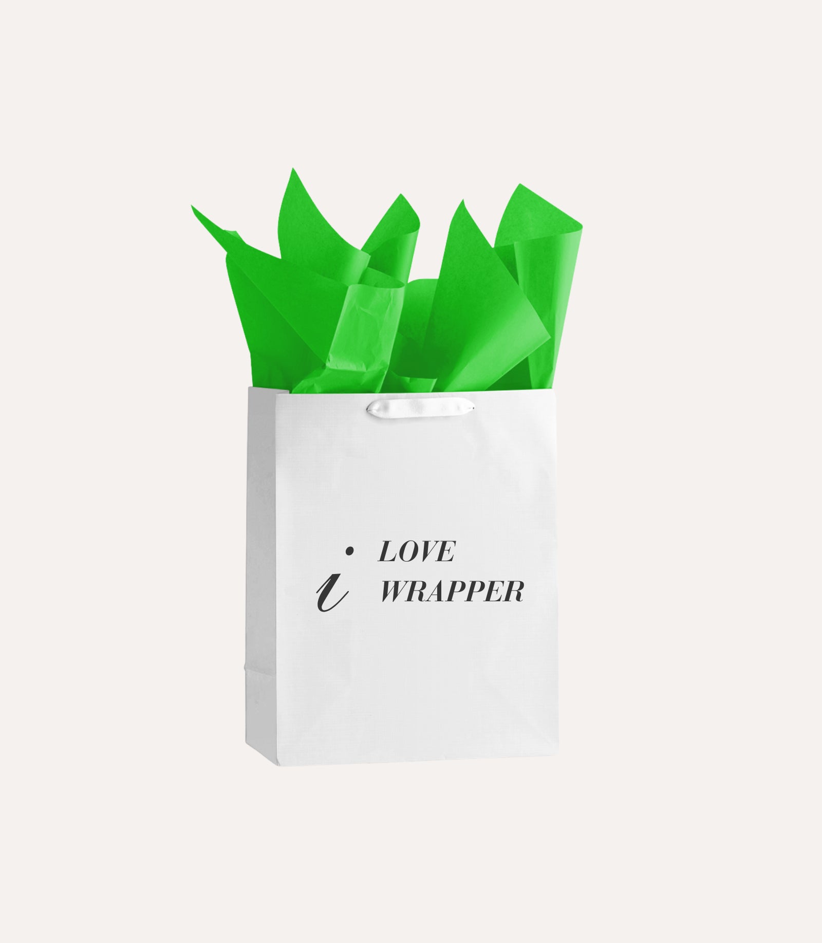 Green tissue paper