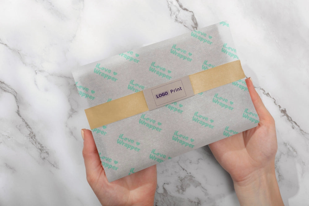 Case study: Custom logo tissue paper strengthening brand identity for a Fortune 500 company's gifting program.