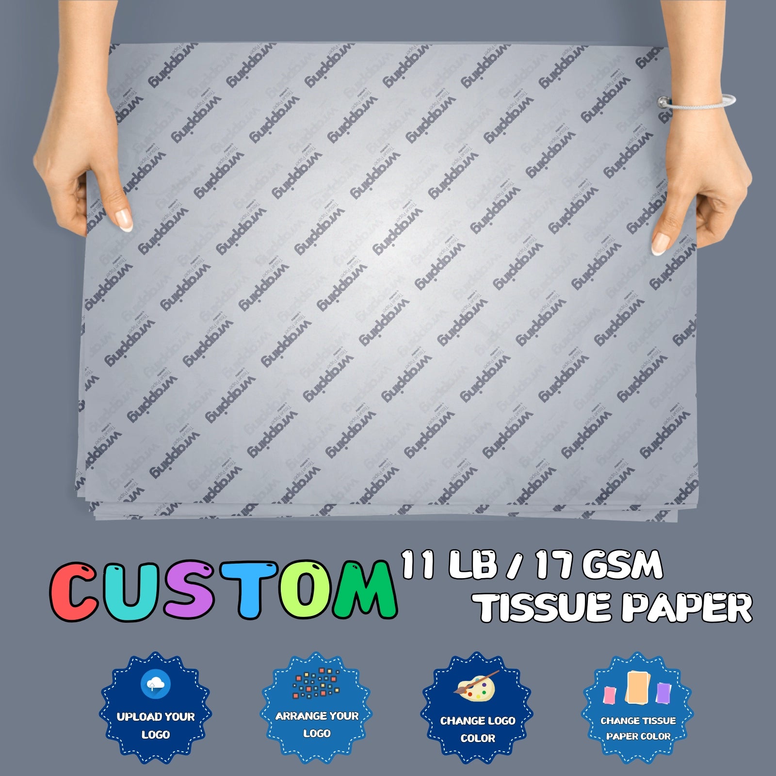 11 Lb / 17 Gsm Tissue Paper