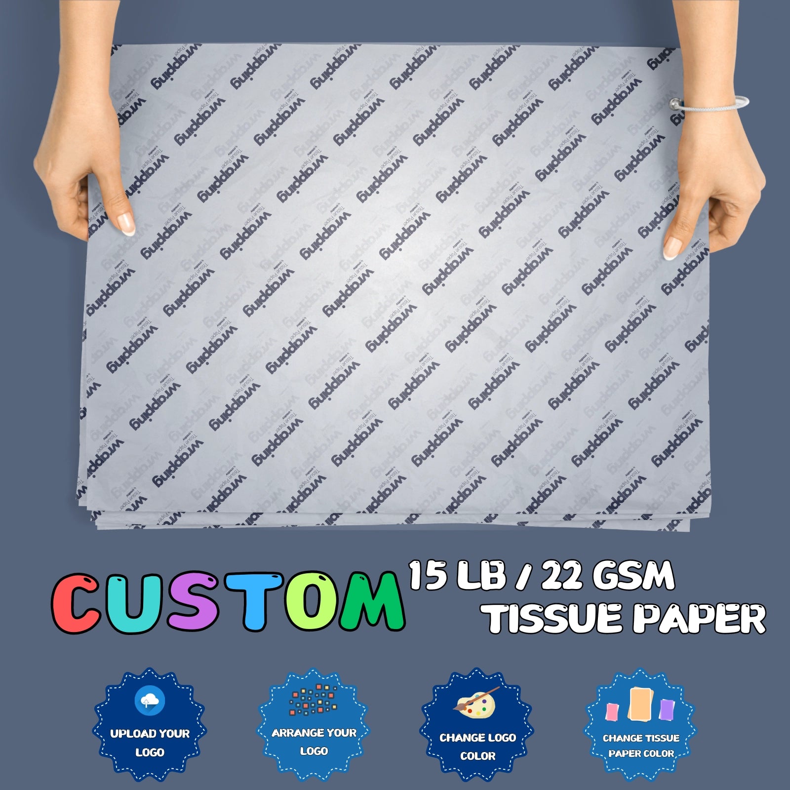 15Lb / 22 Gsm Tissue Paper