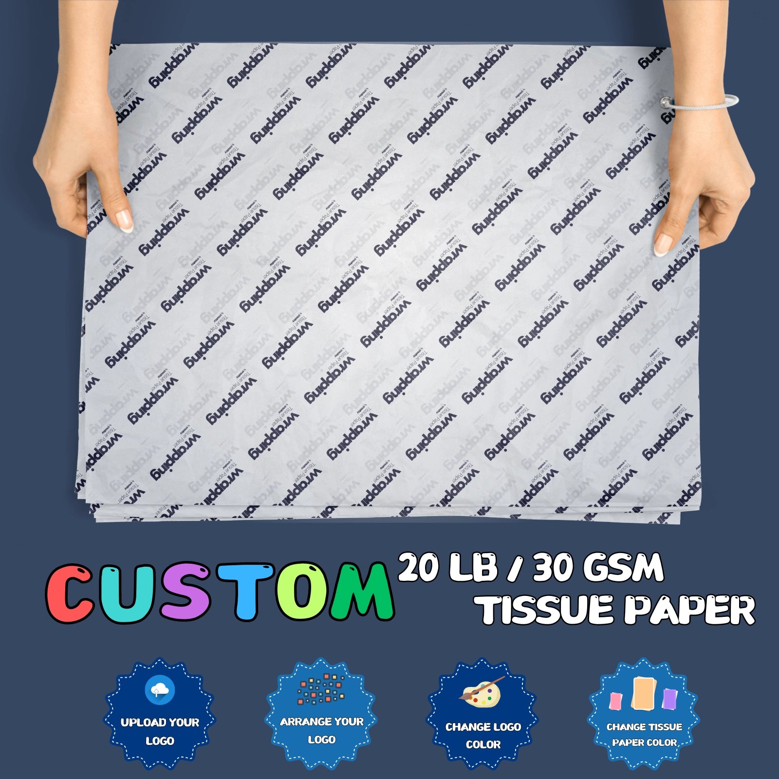 20 Lb / 30 Gsm Tissue Paper