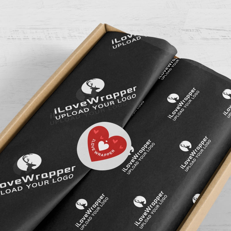 Luxury custom tissue paper for beauty and cosmetic brands, enhancing the premium unboxing experience.